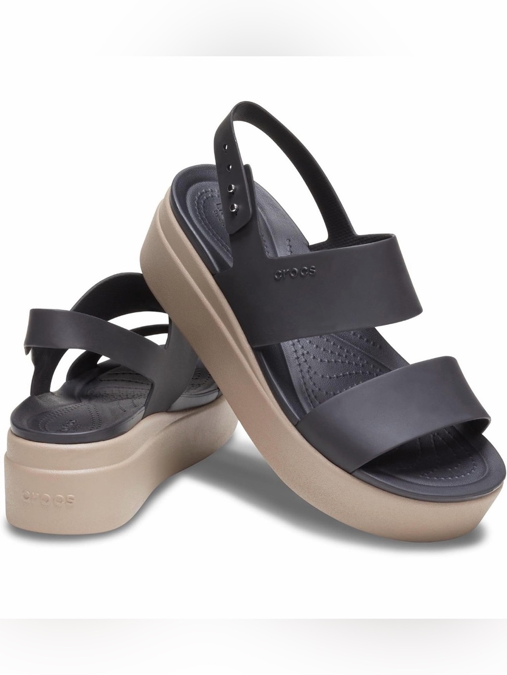Crocs Women's Brooklyn Low Wedge Sandals